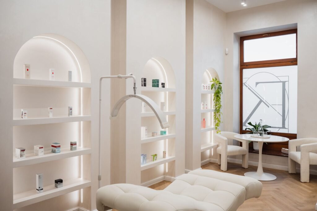 Wnętrze studia kosmetologicznego Emilia Kęćko Beauty Studio w Suwałkach