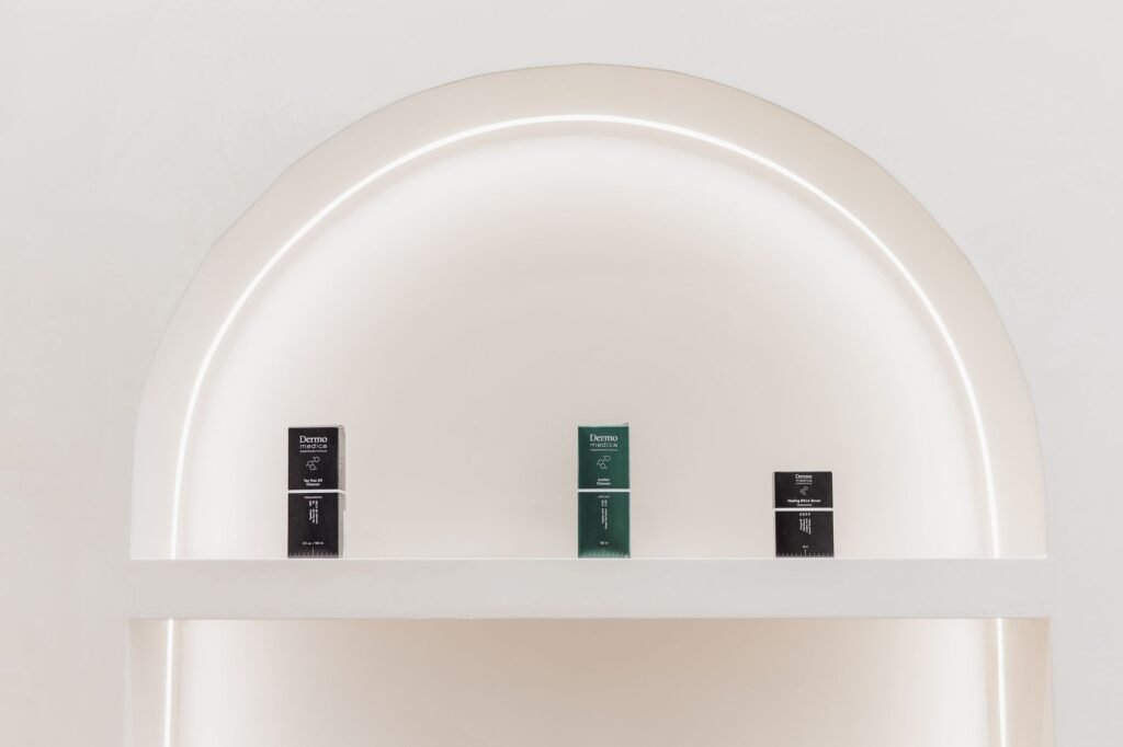 Wnętrze studia kosmetologicznego Emilia Kęćko Beauty Studio w Suwałkach